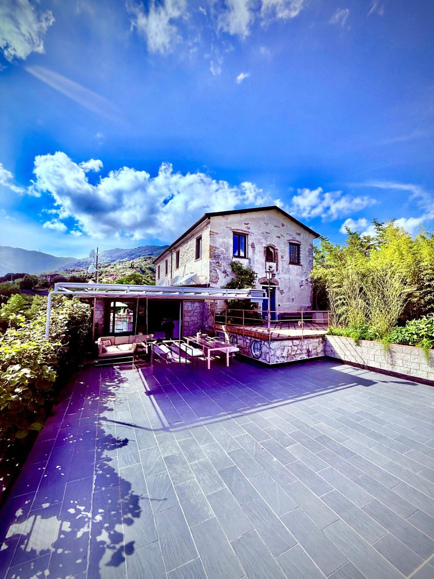 La Villetta - Cozy House With Parking, Wifi, Wall Box And Air Conditioning Rapallo Exterior foto